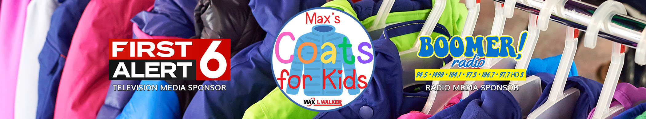 Max's Coats for Kids Banner