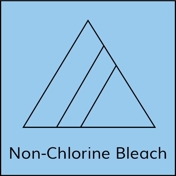 laundry symbol non-chlorine bleach only