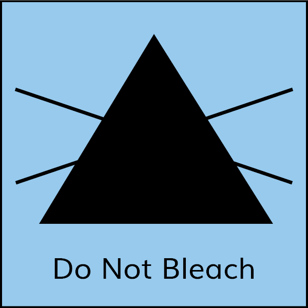 laundry symbol do not use bleach