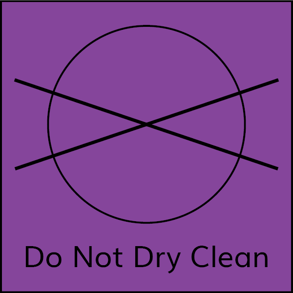 laundry symbol do not dry clean