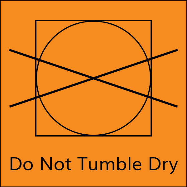 laundry symbol do not tumble dry