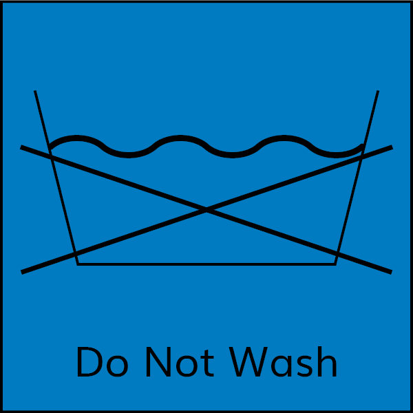 laundry symbol do not wash