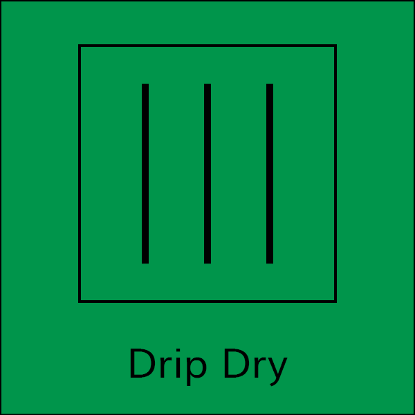 laundry symbol drip dry