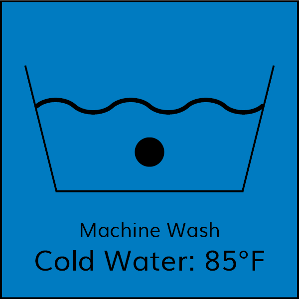 laundry symbol machine wash cold