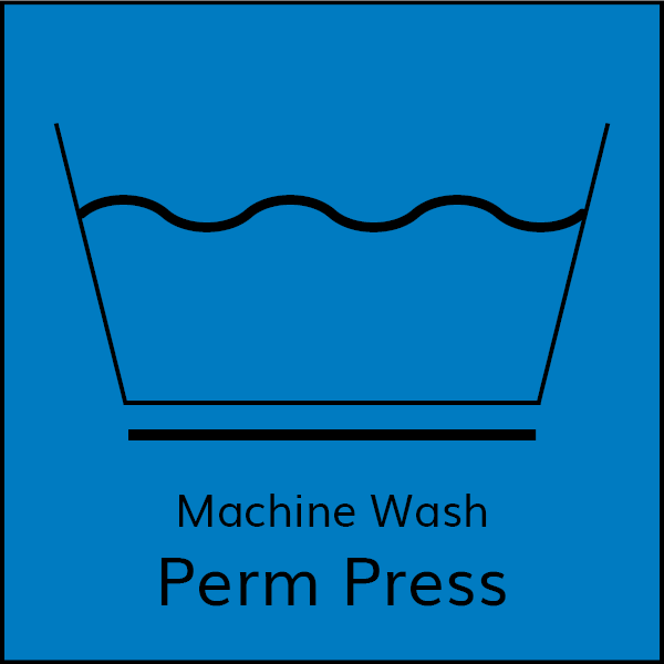 laundry symbol machine wash perm press